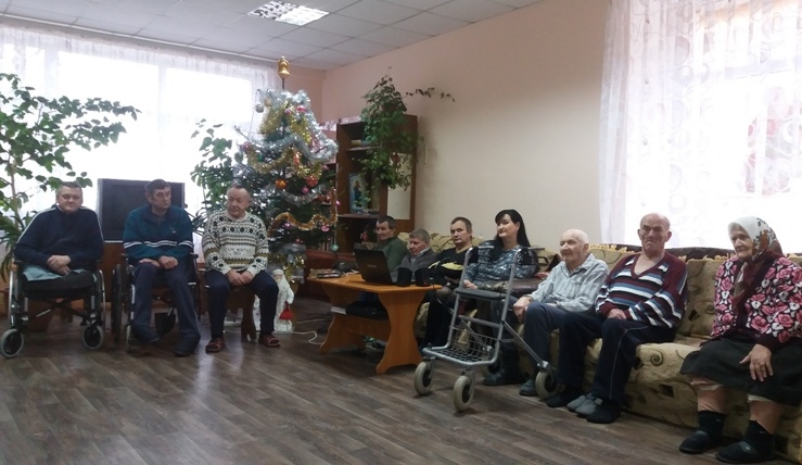 До мешканців стаціонарного відділення у святкові дні завітало чимало гостей