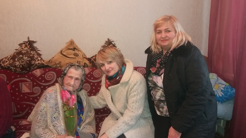 Столітній ювілей зустріла ковельчанка Ганна Федорук